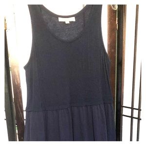 Navy maxi dress